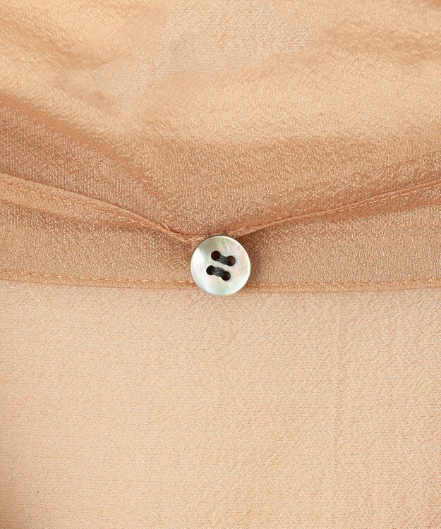 GRACE CONTINENTAL シアーボウタイノースリーブ ベージュ