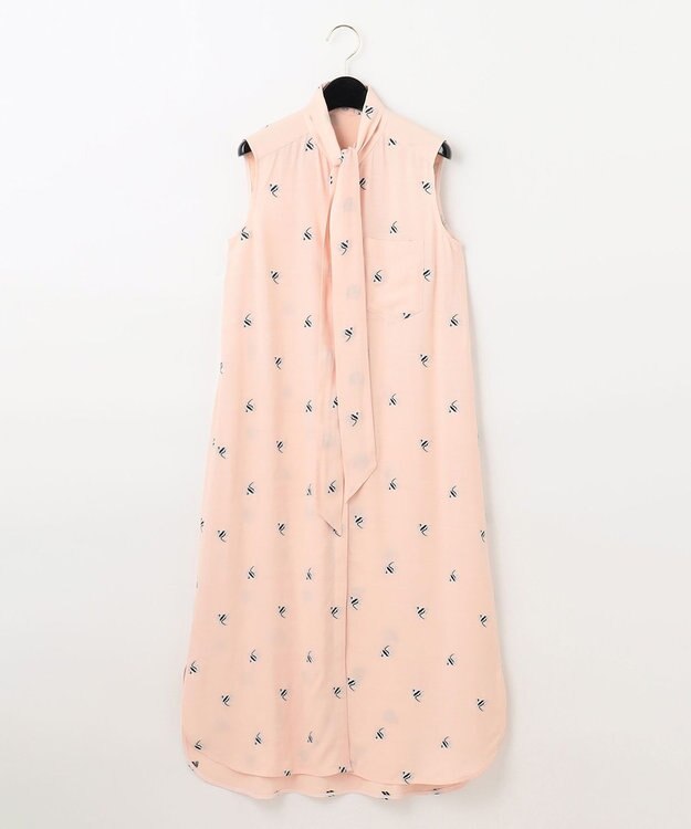 GRACE CONTINENTAL エンゼルフィッシュジャガードワンピース ピンク