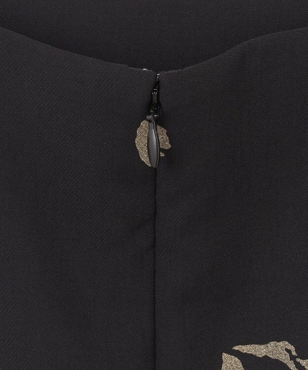 GRACE CONTINENTAL リップモチーフドレス ブラック