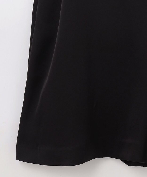 GRACE CONTINENTAL サテンオールインワン ブラック