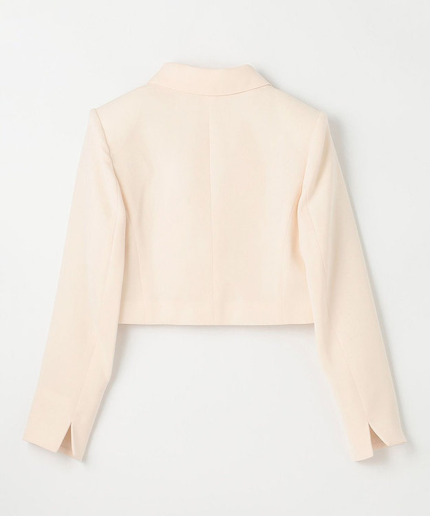 GRACE CONTINENTAL トリアセショート丈ジャケット キナリ