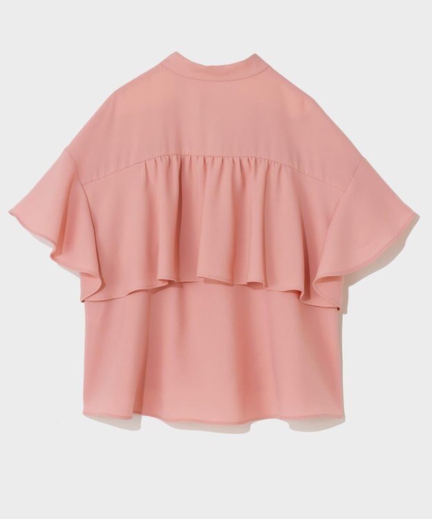 GRACE CONTINENTAL ラッフルレイヤードブラウス ピンク
