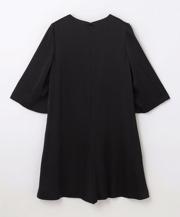 GRACE CONTINENTAL サテンオールインワン ブラック