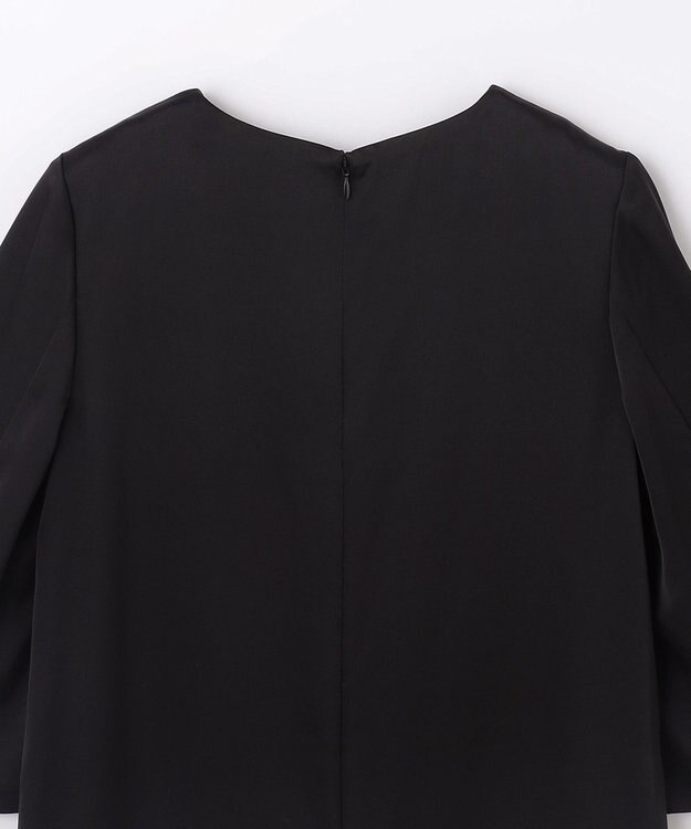 GRACE CONTINENTAL サテンオールインワン ブラック