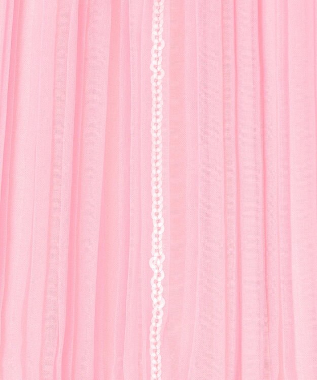 GRACE CONTINENTAL オーガンスパンコールスカート ピンク