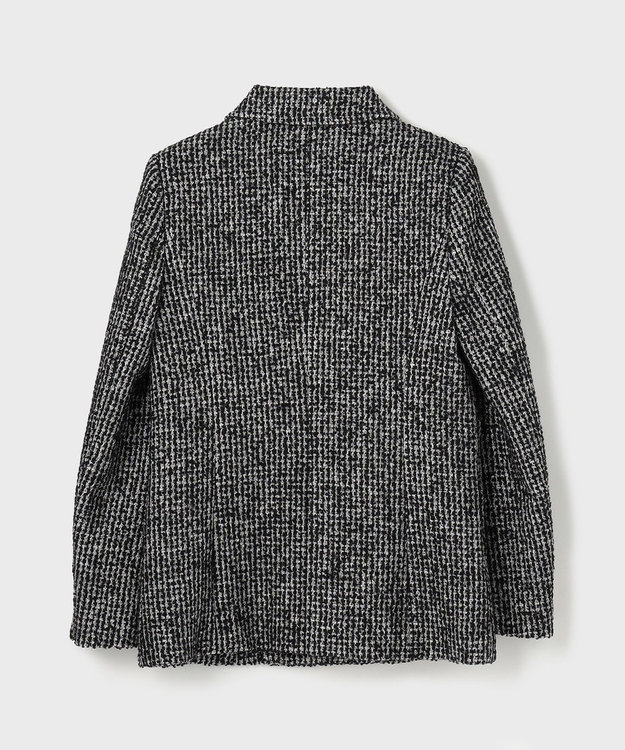 GRACE CONTINENTAL ラメループツイードジャケット ブラック