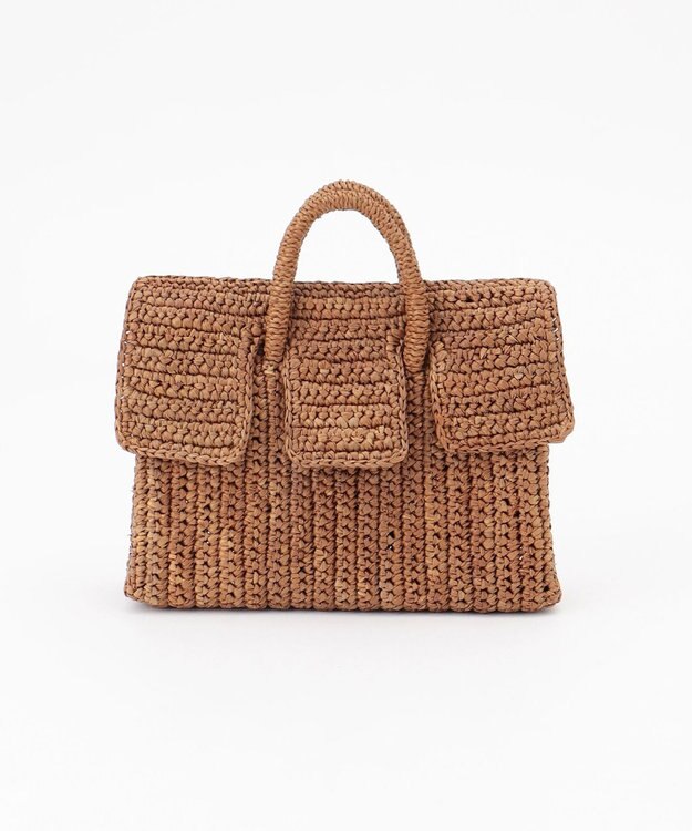 GRACE CONTINENTAL MAISON N.H Paris ミニショルダーポーチ ブラウン