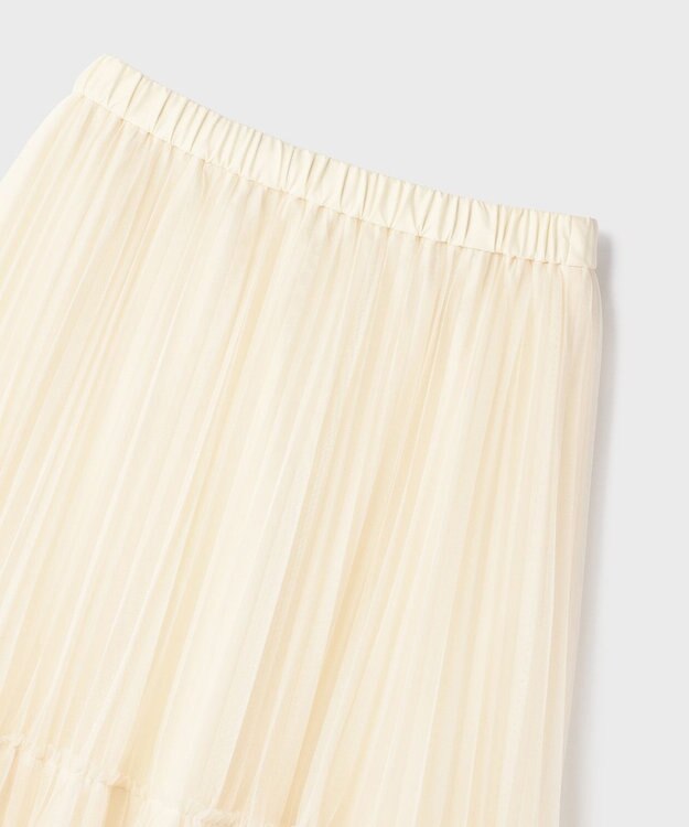 GRACE CONTINENTAL チュールティアードスカート キナリ