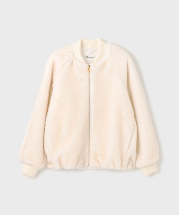 GRACE CONTINENTAL フェイクミンクファーブルゾン キナリ