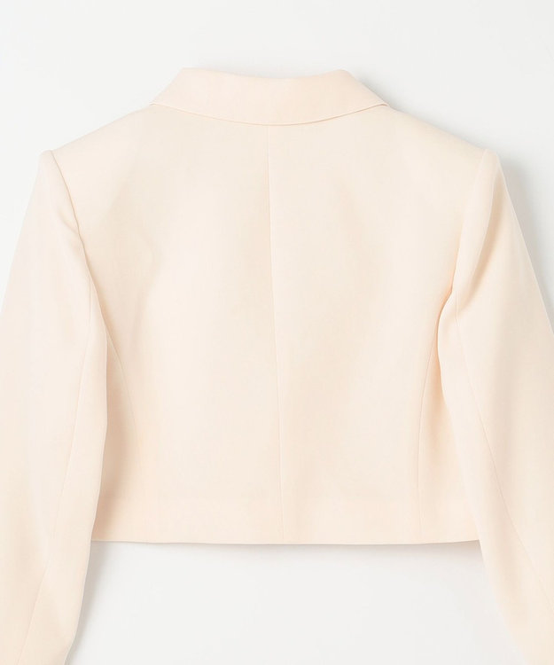 GRACE CONTINENTAL トリアセショート丈ジャケット キナリ