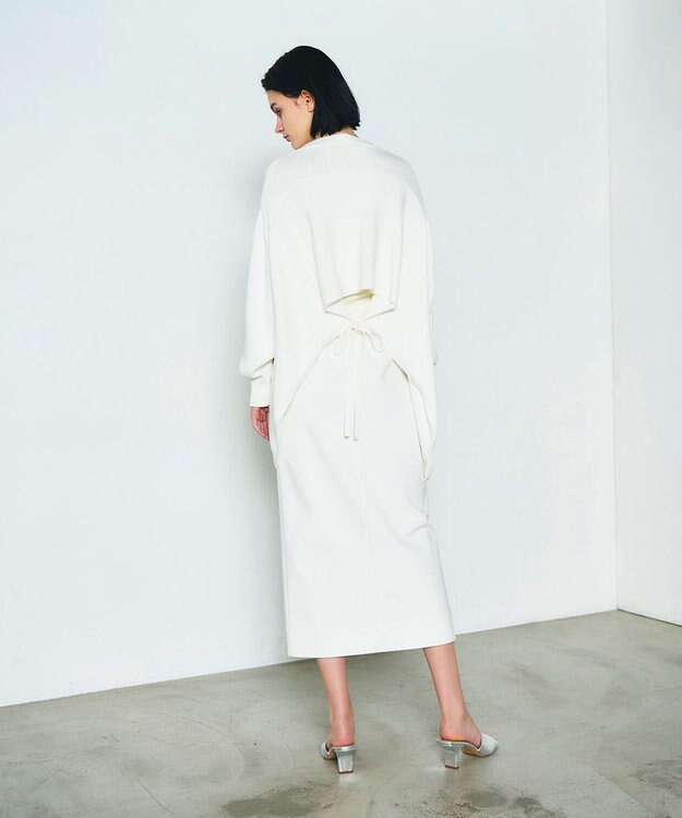 GRACE CONTINENTAL リリヤーンルーズカーディガン ホワイト