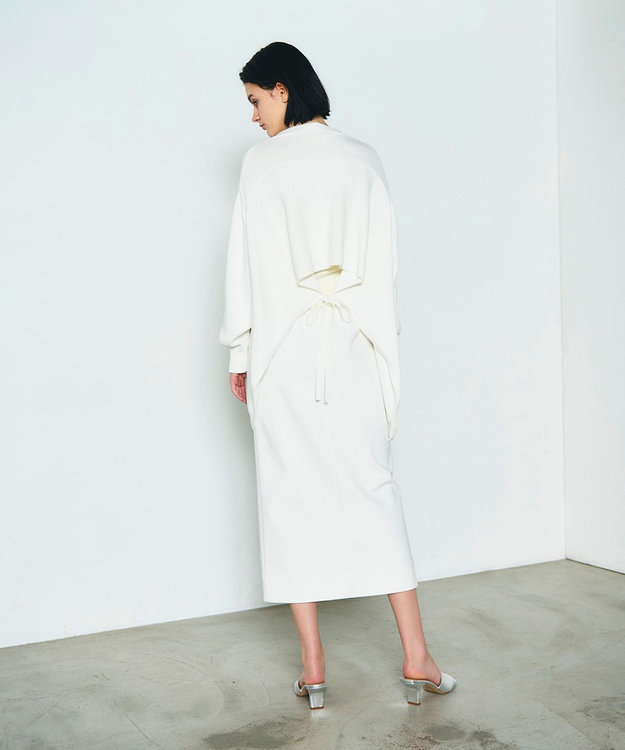 GRACE CONTINENTAL リリヤーンルーズカーディガン ホワイト