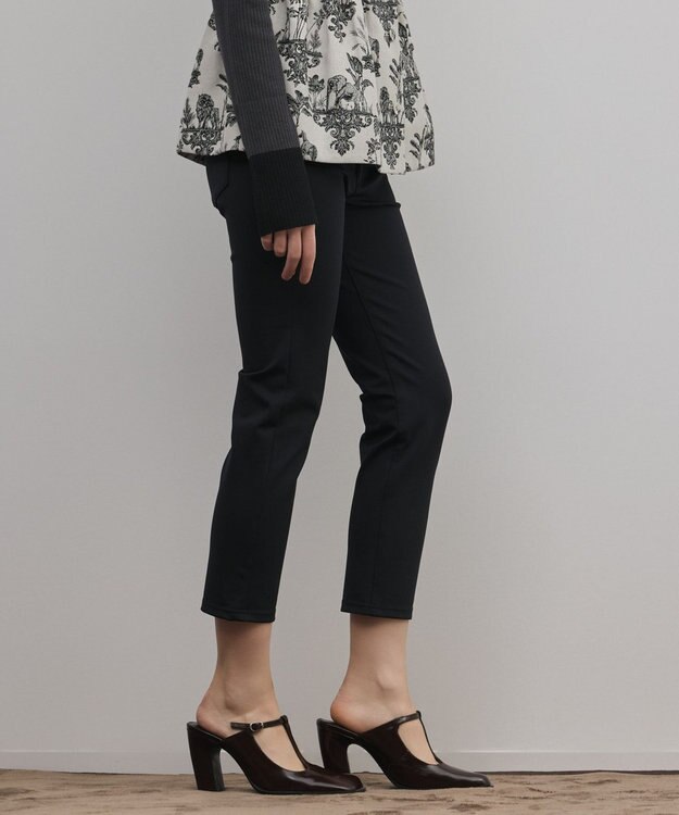 GRACE CONTINENTAL ジャージサブリナパンツ ブラック