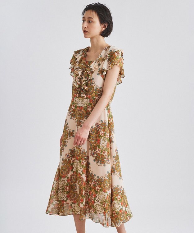 完売GRACECONTINENTAL定価46200円オーナメントフリルワンピース オーナメントフリルワンピース / GRACE CONTINENTAL | GRACE