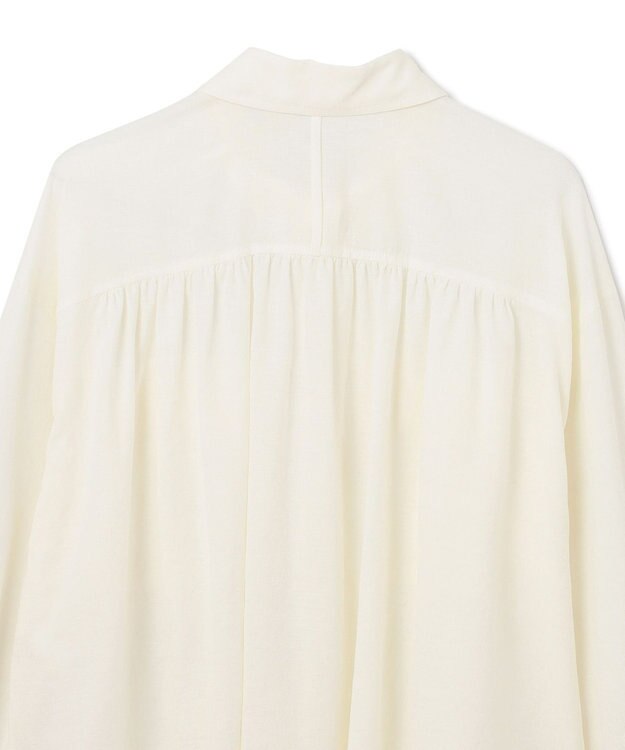 GRACE CONTINENTAL トリアセリネンオーバーシャツ ホワイト