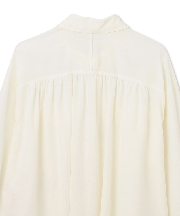 GRACE CONTINENTAL トリアセリネンオーバーシャツ ホワイト