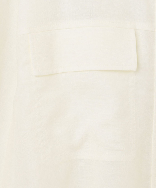 GRACE CONTINENTAL トリアセリネンオーバーシャツ ホワイト