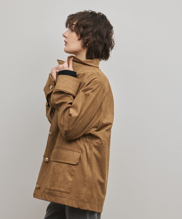 GRACE CONTINENTAL カバーオールジャケット キャメル