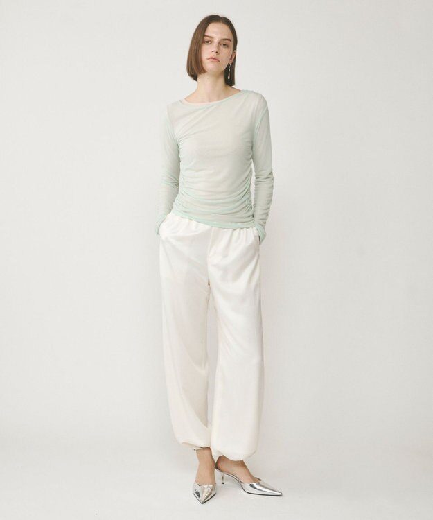 GRACE CONTINENTAL レイヤードカットトップ ライトグリーン