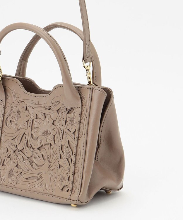 GRACE CONTINENTAL SquareBoston BAG グレー