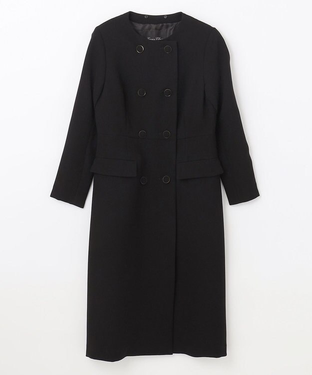 GRACE CONTINENTAL クレリックコートドレス ブラック