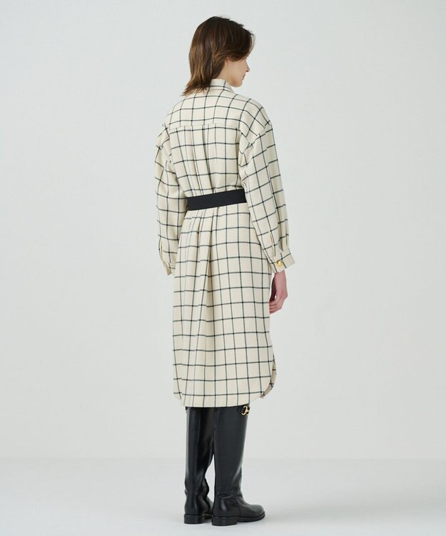 【GRACE CONTINENTL】ロープチェックワンピース ロープチェックワンピース / GRACE CONTINENTAL | GRACE