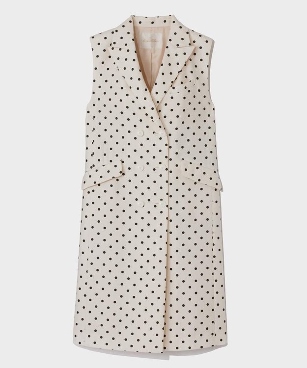 GRACE CONTINENTAL ドットジレドレス キナリ