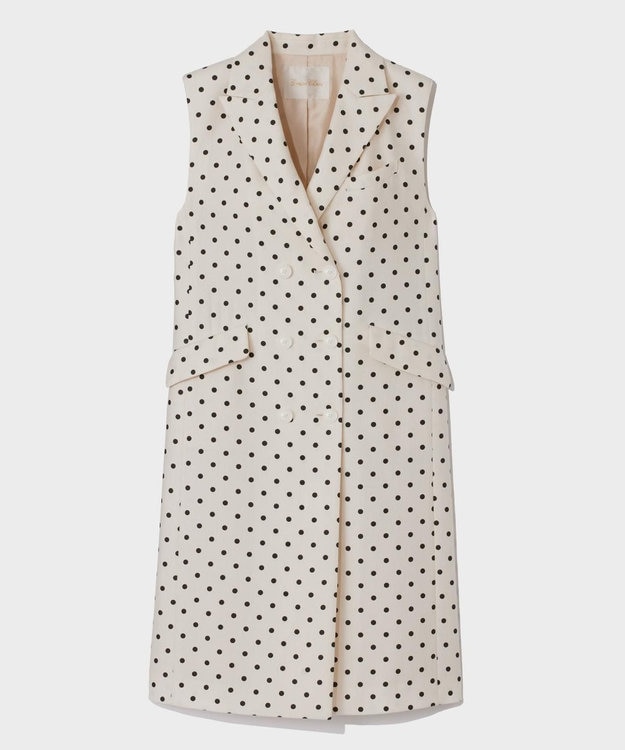 GRACE CONTINENTAL ドットジレドレス キナリ