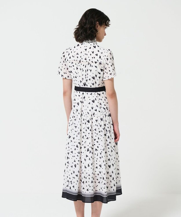 GRACE CONTINENTAL ハートレオパードプリントワンピース キナリ