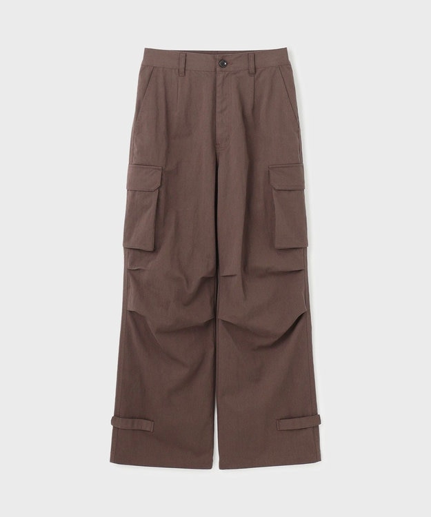 極美品✨グレースコンチネンタル 現行 カーゴパンツ リボン キャメル 2024 サテンカーゴパンツ / GRACE CONTINENTAL | GRACE CONTINENTAL