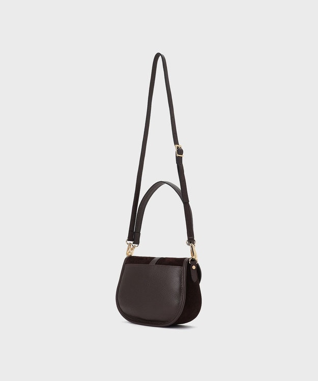 GRACE CONTINENTAL BIANCHINI スウェードバッグ ブラウン