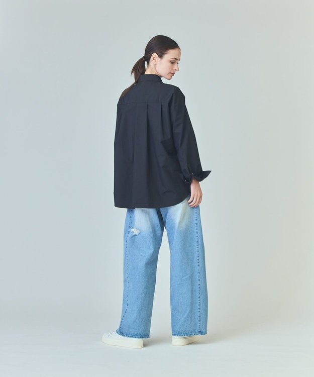 GRACE CONTINENTAL コサージュドレスシャツ ブラック