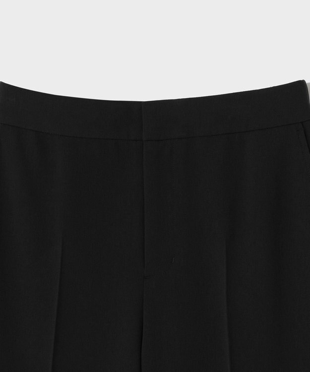 GRACE CONTINENTAL ダブルクロスストレートパンツ ブラック