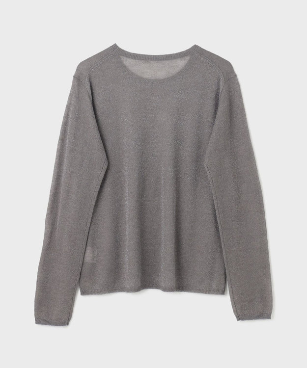 GRACE CONTINENTAL モヘヤシアーニットトップ グレー