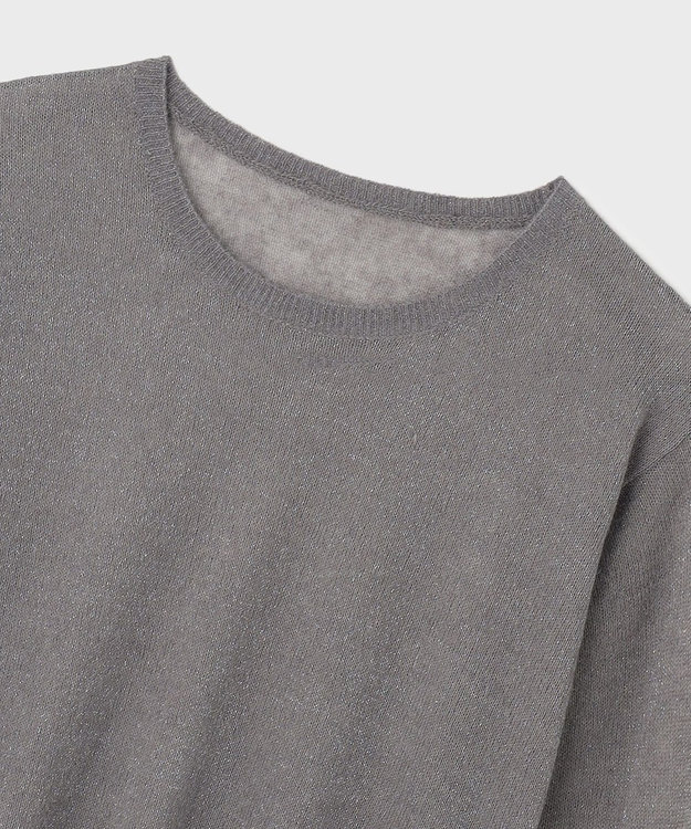 GRACE CONTINENTAL モヘヤシアーニットトップ グレー