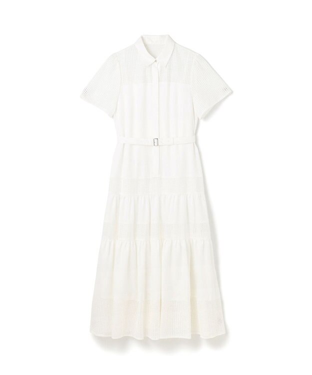 355y*美品 ダイヤグラム グレースコンチネンタルメッシュコンビ ワンピース. メッシュコンビキャミワンピース / GRACE CONTINENTAL | GRACE