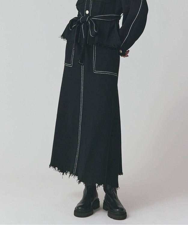 未使用美品GRACE CONTINENTALロングスカート ギャザーレースロングスカート / GRACE CONTINENTAL | GRACE