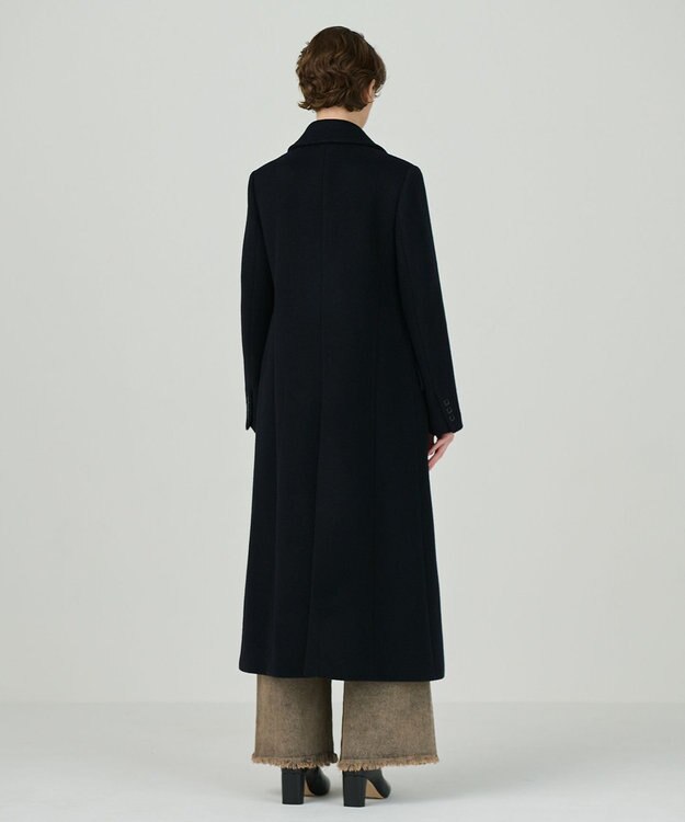 GRACE CONTINENTAL ウールチェスターコート ブラック