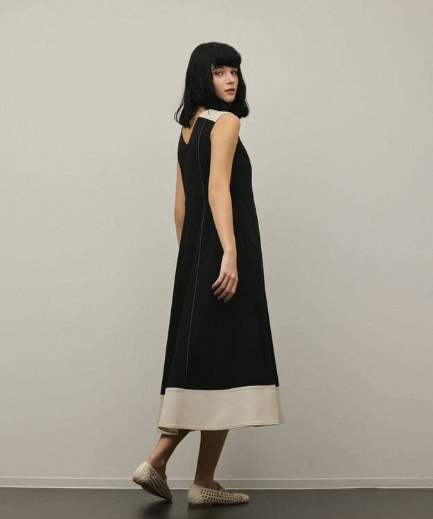 GRACE CONTINENTAL ジャージワンピース ブラック