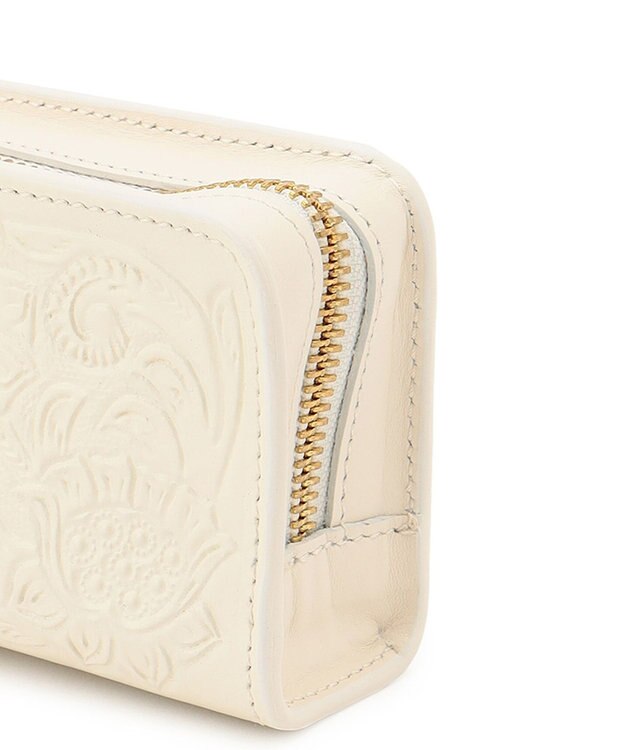 GRACE CONTINENTAL Zip mini pouch エクリュ