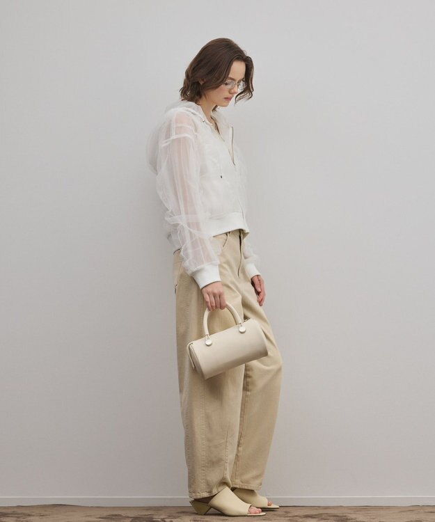 GRACE CONTINENTAL ADD CULUMN DRUM BAG ホワイト