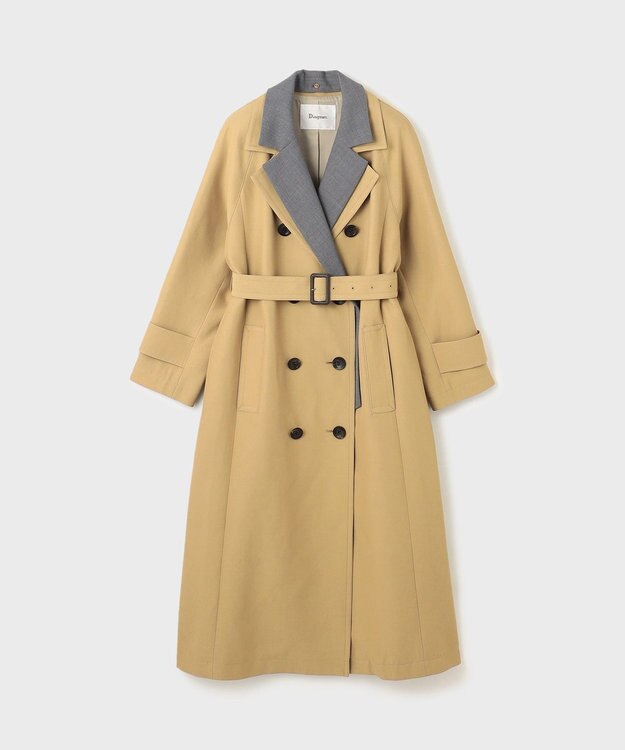 GRACE CONTINENTAL ジャケットレイヤードトレンチ ベージュ