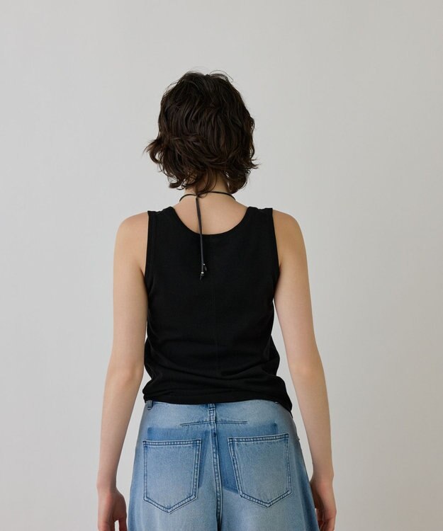 GRACE CONTINENTAL クルーニットトップ ブラック