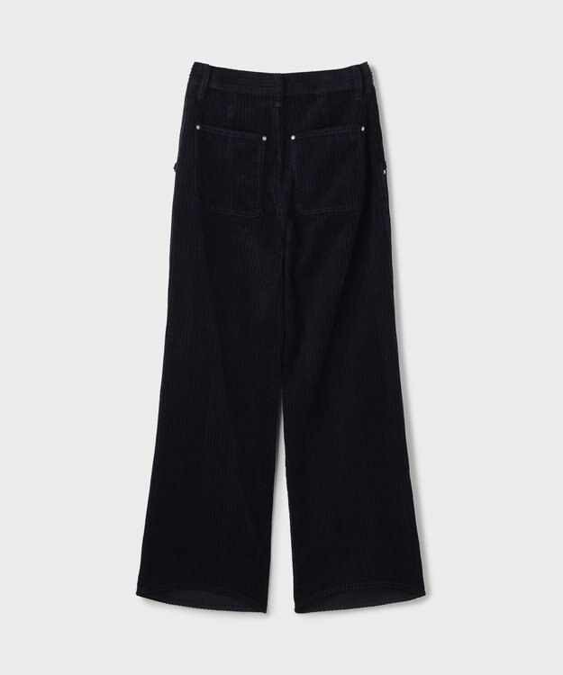 GRACE CONTINENTAL オヤココールフレアパンツ ネイビー