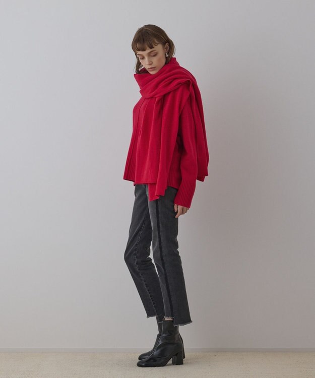 GRACE CONTINENTAL ウールストール ピンク