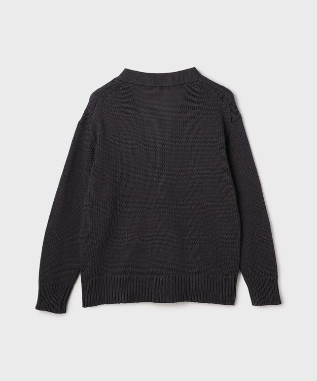 GRACE CONTINENTAL リリヤーンニットカーディガン チャコール