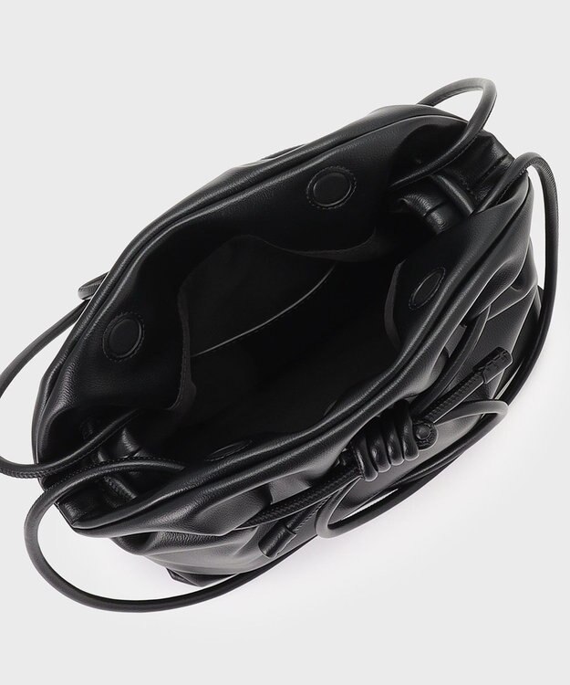 GRACE CONTINENTAL ADD CULUMN LONG SHLD BAG ブラック