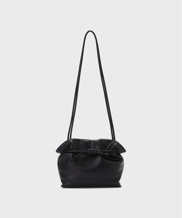 GRACE CONTINENTAL ADD CULUMN LONG SHLD BAG ブラック