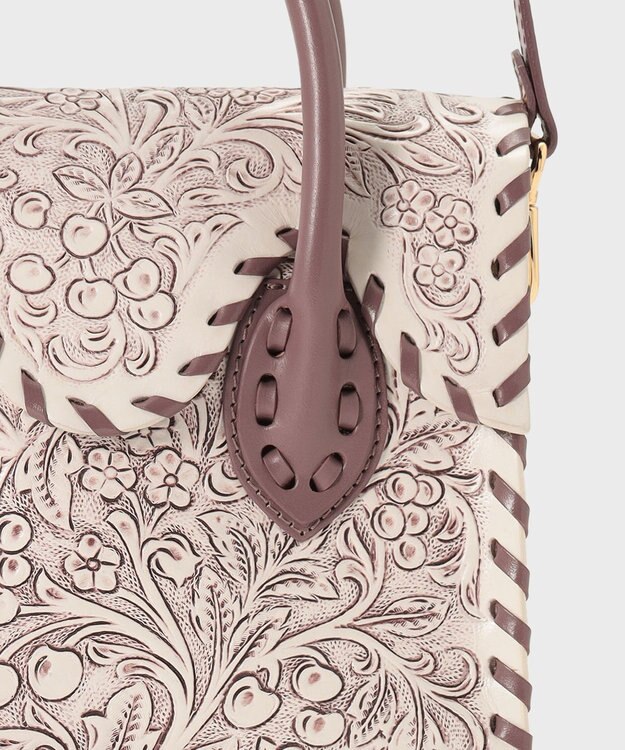 GRACE CONTINENTAL MiniRSHandbag-ls モーブピンク