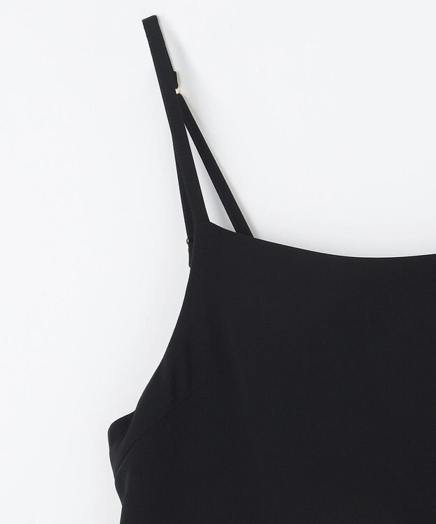 GRACE CONTINENTAL トリアセタックサロペット ブラック